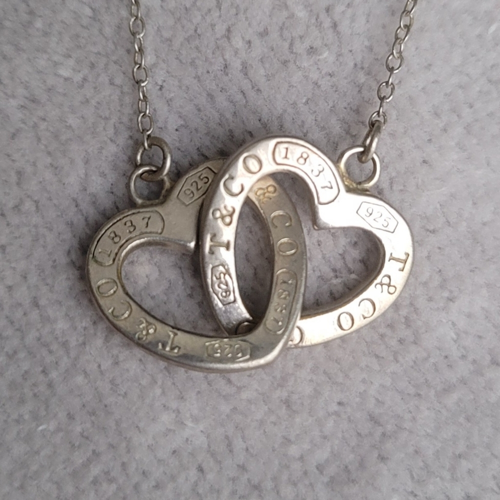 Tiffany Reversible Interlocking Hearts Necklace
